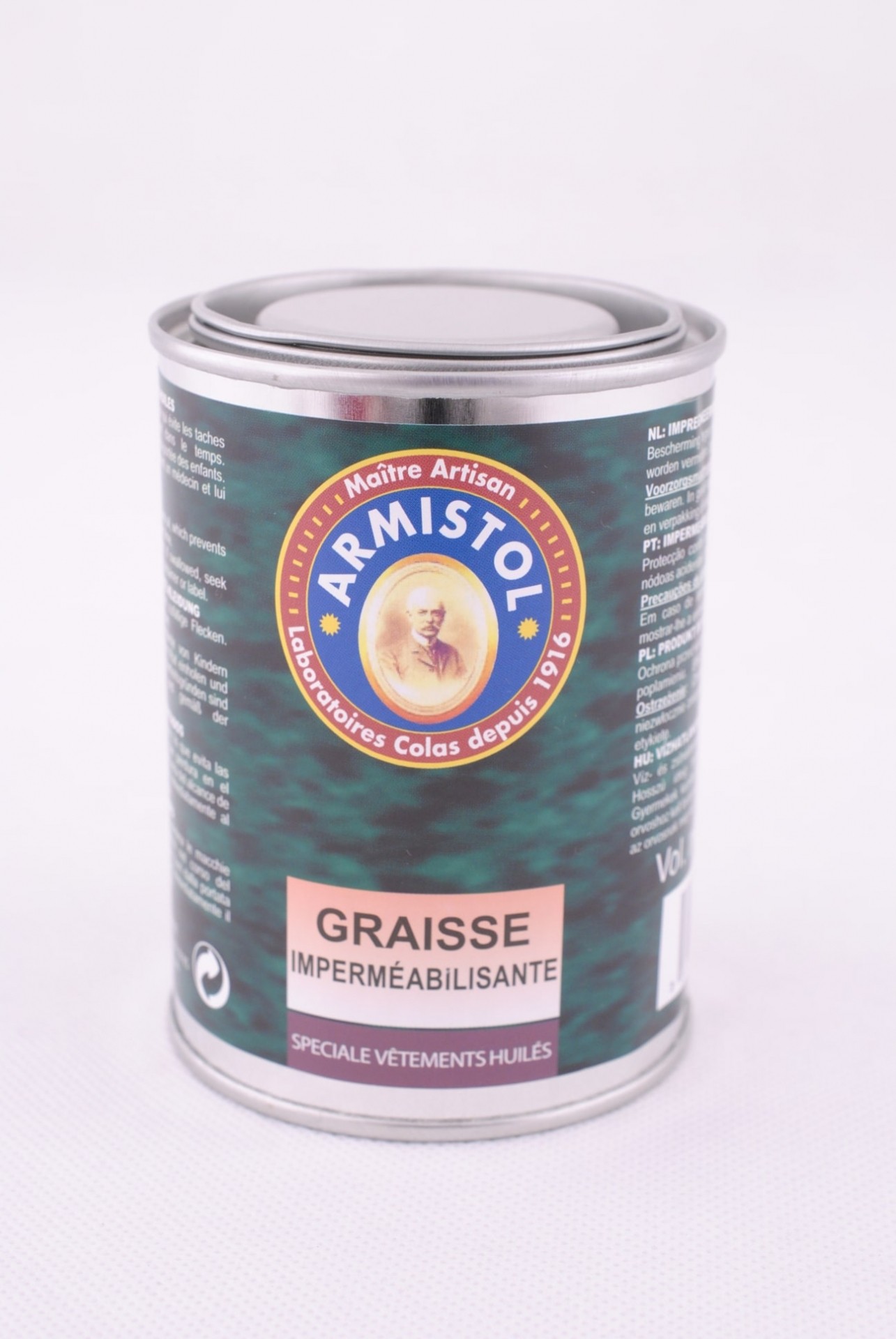 Graisse de réenduction pour vêtements huilés (pâte)